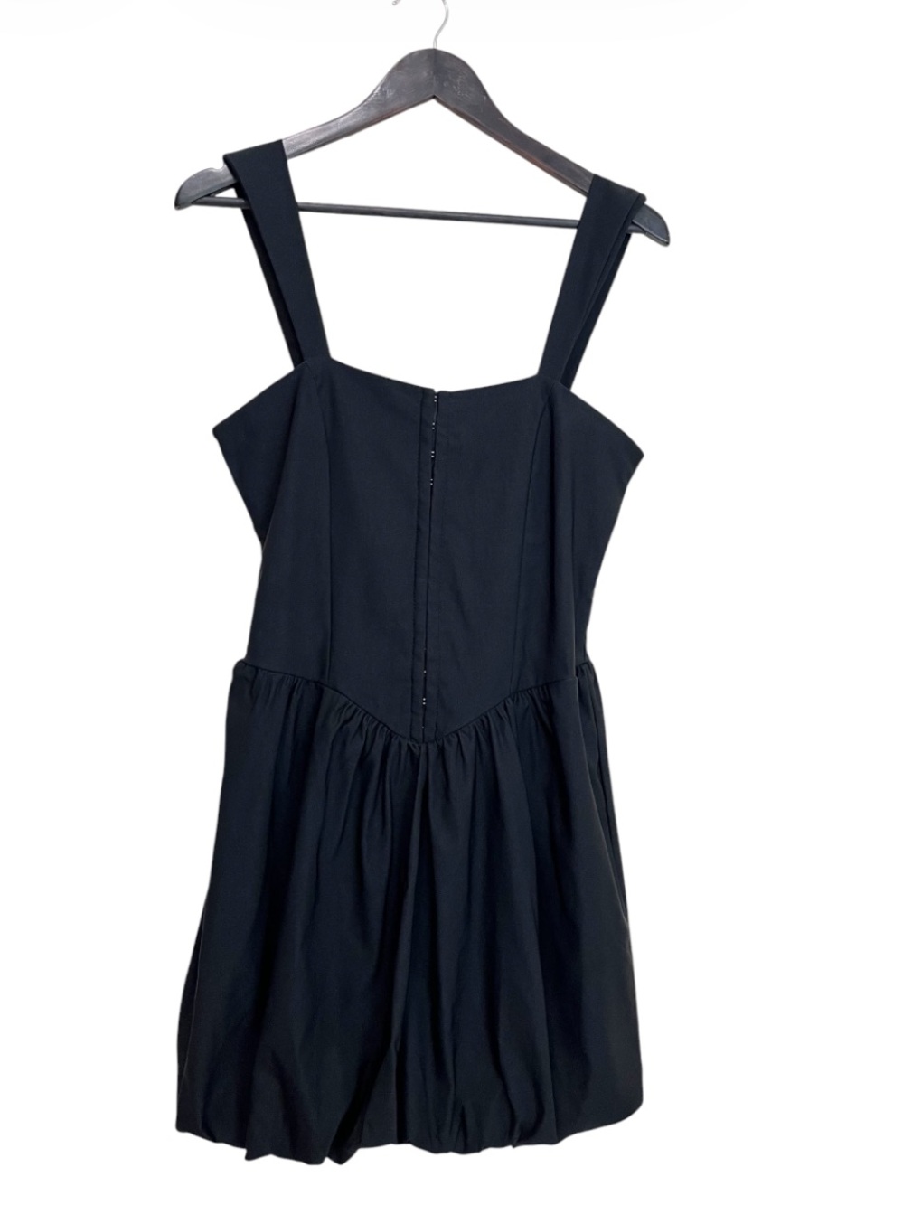 NWT Fashion Nova Calm Serenity Black Bubble Mini Dress - Size M